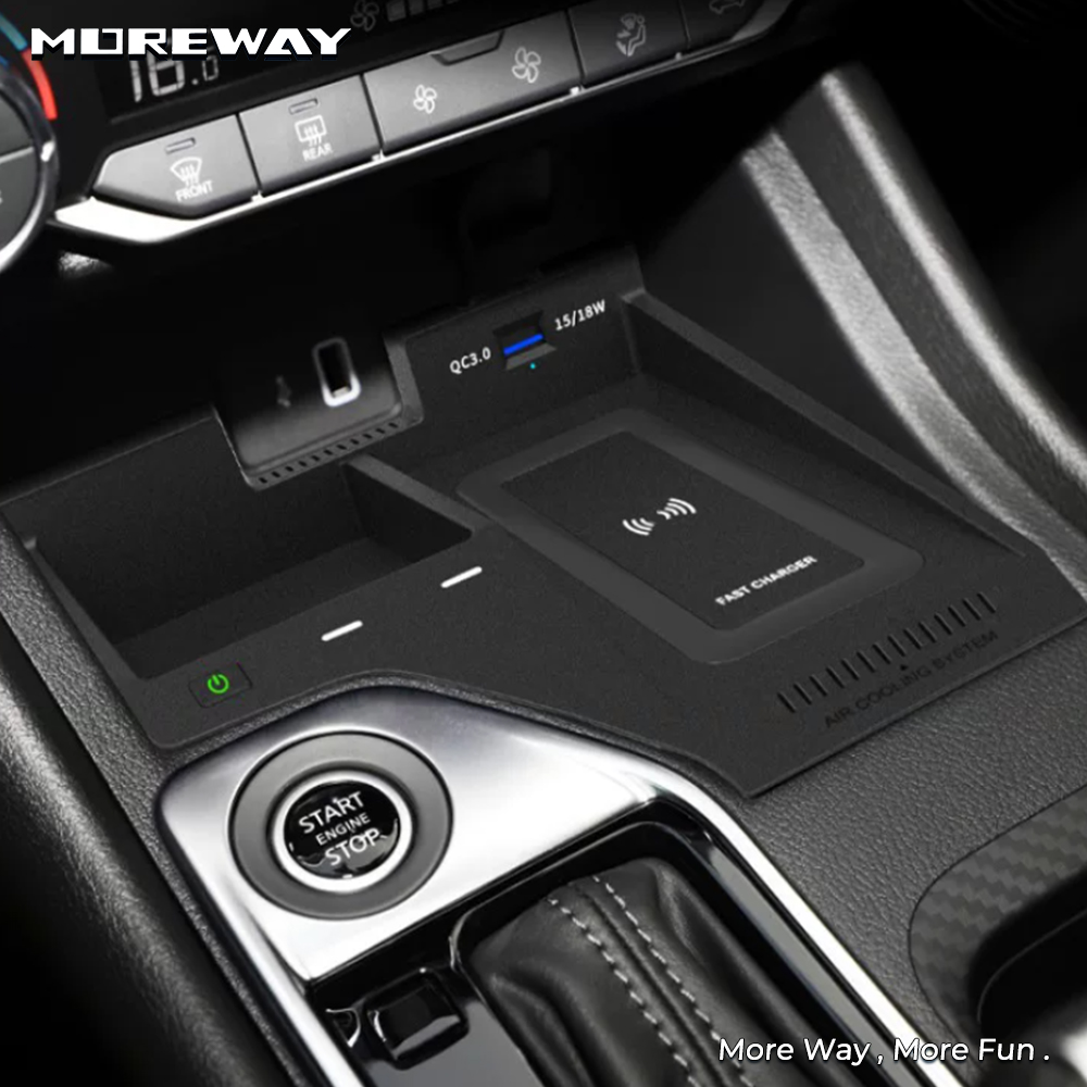 Wireless Car Charger Mount Fast Charging - Support de téléphone pour voiture avec