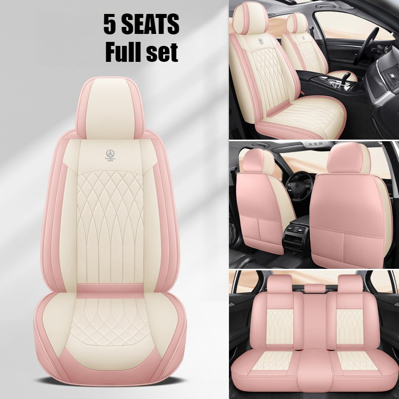 Ensemble complet de housses de - Leather Car Seat Covers Full Set Universal avis et prix