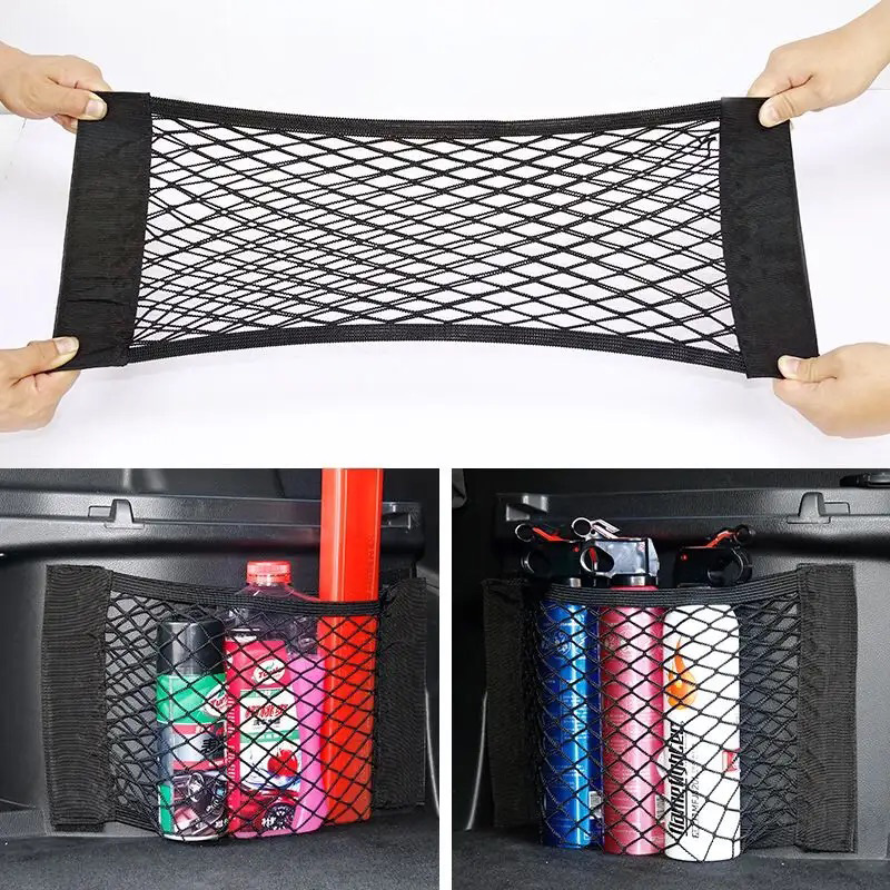 Filet de ficelle élastique pou - Car Trunk Organizer Foldable Storage Box avis et prix