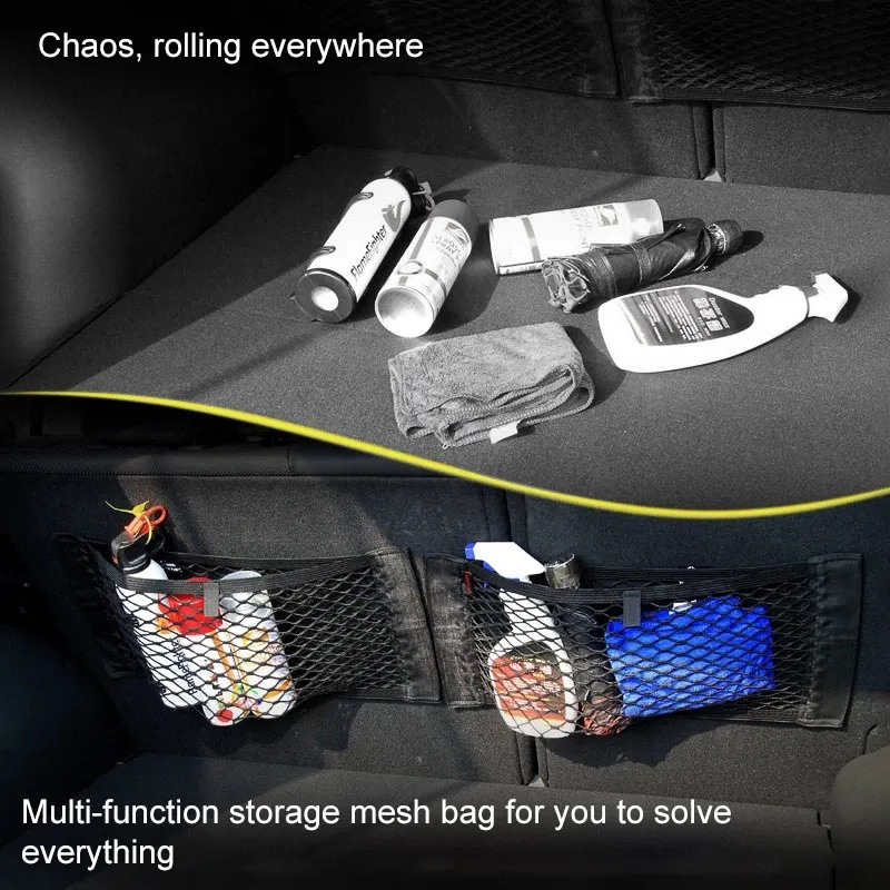 Filet de ficelle élastique pou - Car Trunk Organizer Foldable Storage Box avis et prix