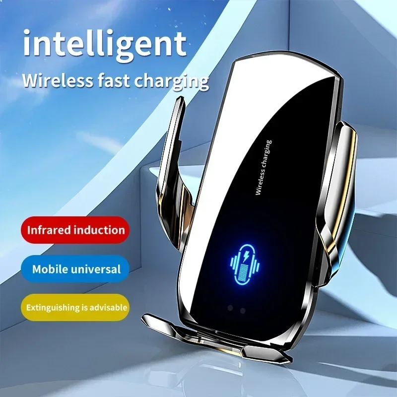 Support de téléphone de voitur - Wireless Car Charger Mount Fast Charging avis et prix