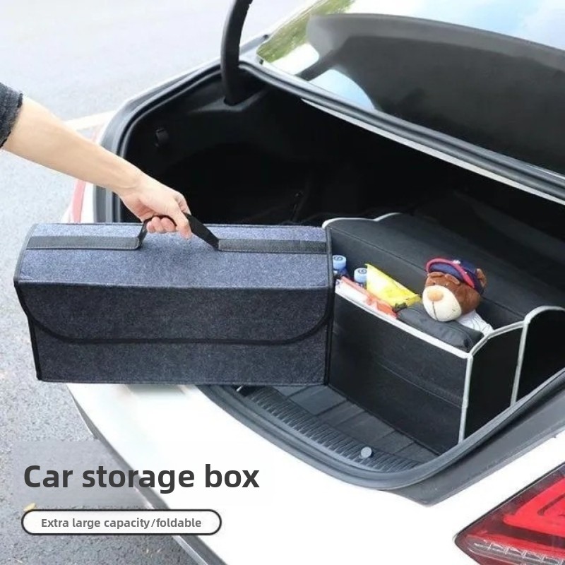 Boîte de rangement pour coffre - Car Trunk Organizer Foldable Storage Box avis et prix