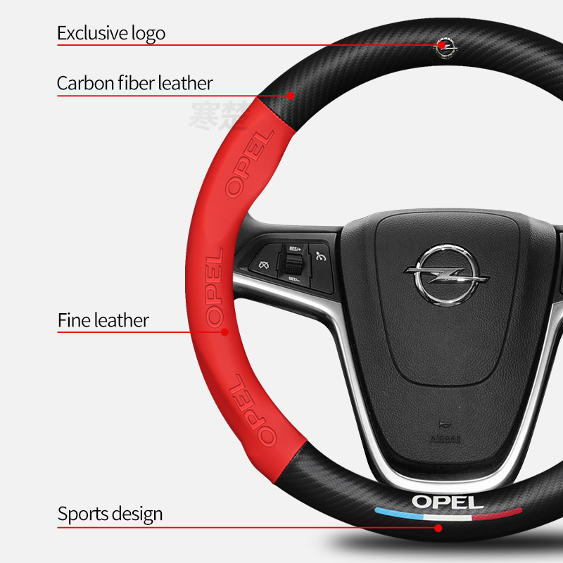 Housse de volant de voiture en - Car Steering Wheel Cover Anti Slip Breathable avis et prix