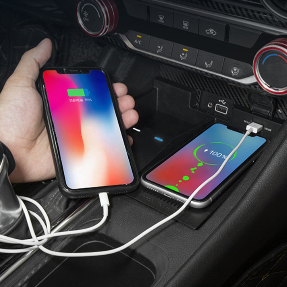 Support de téléphone pour voit - Wireless Car Charger Mount Fast Charging avis et prix