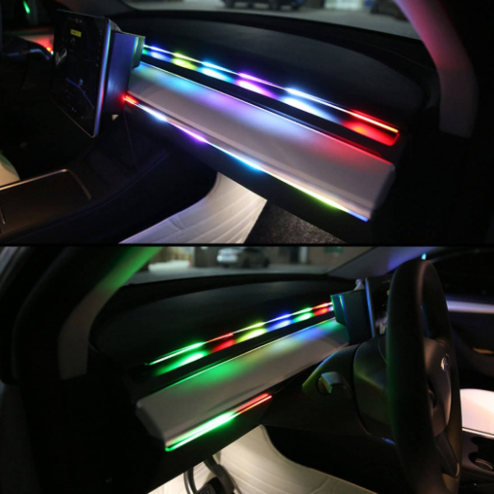 Kit d'éclairage d'ambiance pou - Led Ambient Interior Car Lights App Control avis et prix